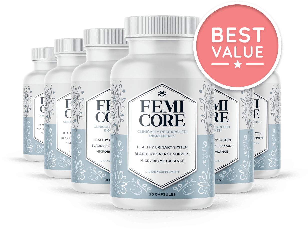 FemiCore Natural Men's Wellness Formula — Front Label